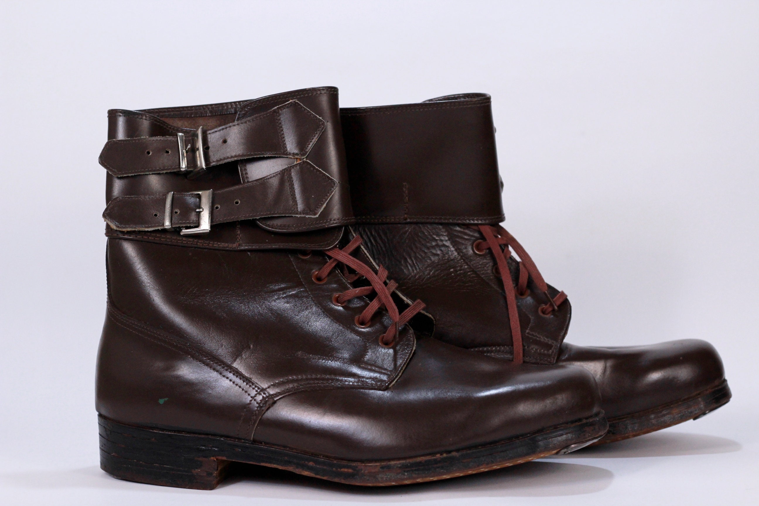 Military Shoes Men's Boots Vintage Army Boots Etsy