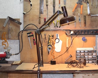 Vintage Folding Adjustable Night Lamp, Old Desk Lamp