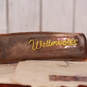 Vintage Harmonica Weltmeister Musical Mouth Instrument Made in Germany Blues Instrument