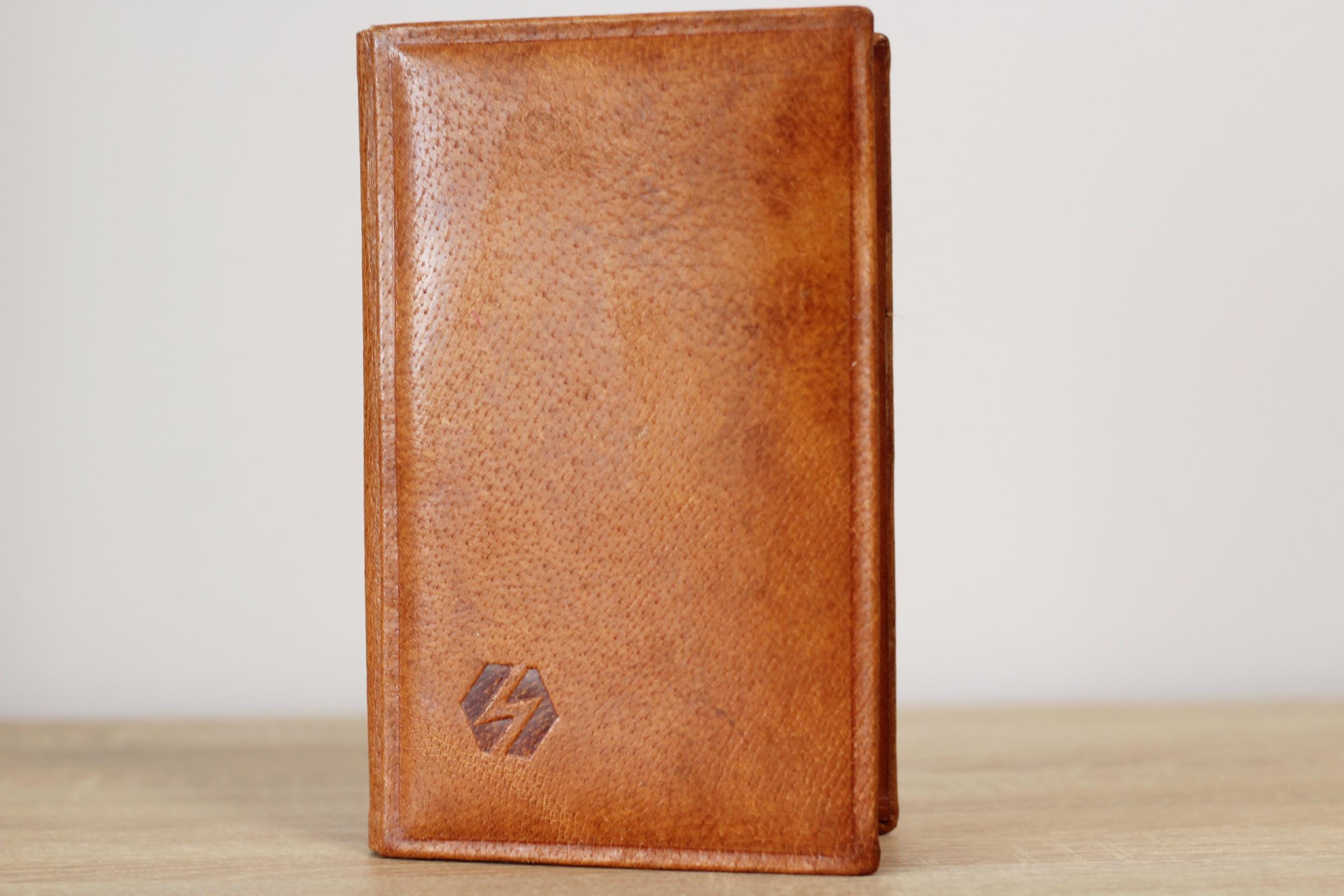 Vintage 1985 Leather Notebook: Small Organizer - Etsy