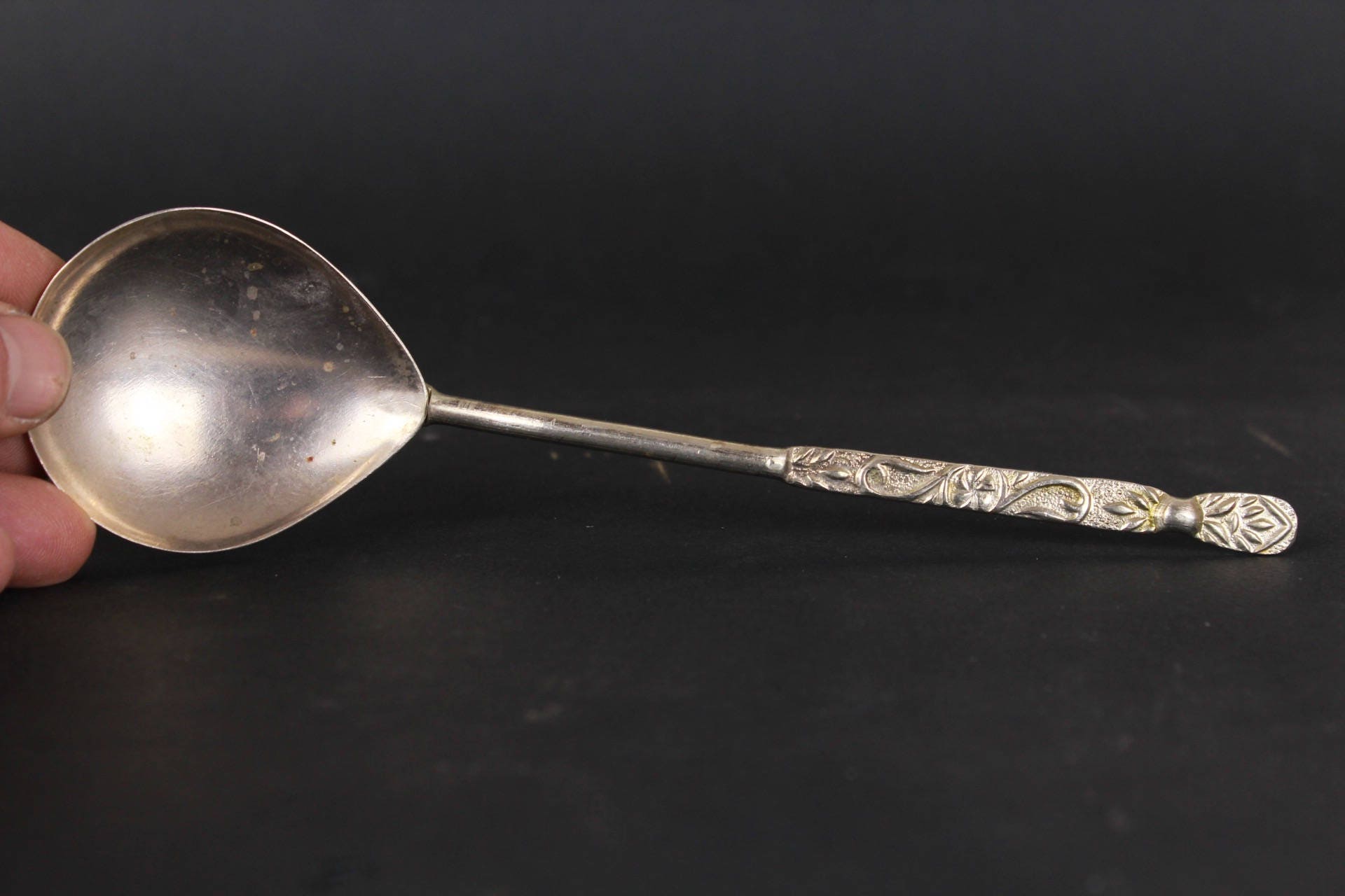 Vintage Embossed Silver Plate Egg Spoons Set of Five Breakfast Etsy