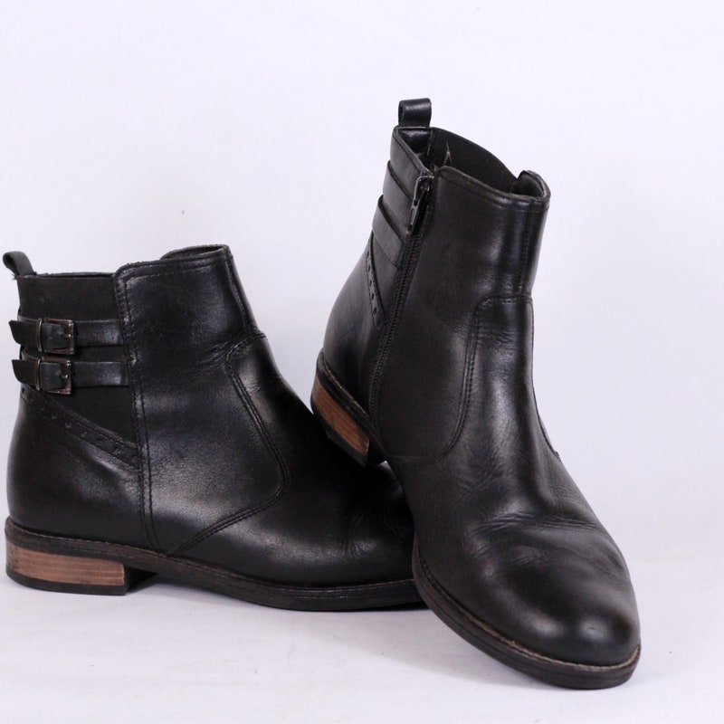 Vintage Ankle Leather Boots
