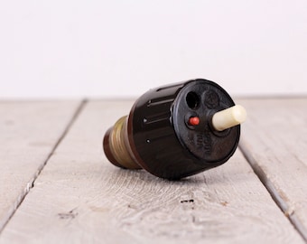 Vintage Automatic Fuse 250V 10A General Electric Steampunk Art Project Round