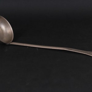 Antique Metal Soup, Ladle, Silver Plated