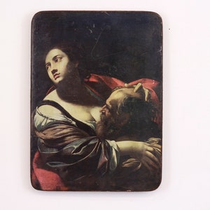 Vintage Roman Charity Picture of Simon Vouet Artist, Reproduction