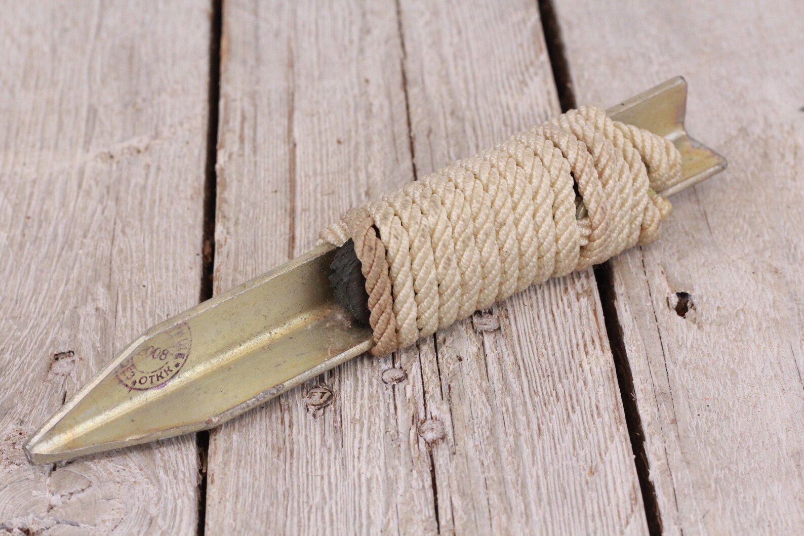 Vintage Military Tent Spike With Rope Collectible Etsy UK