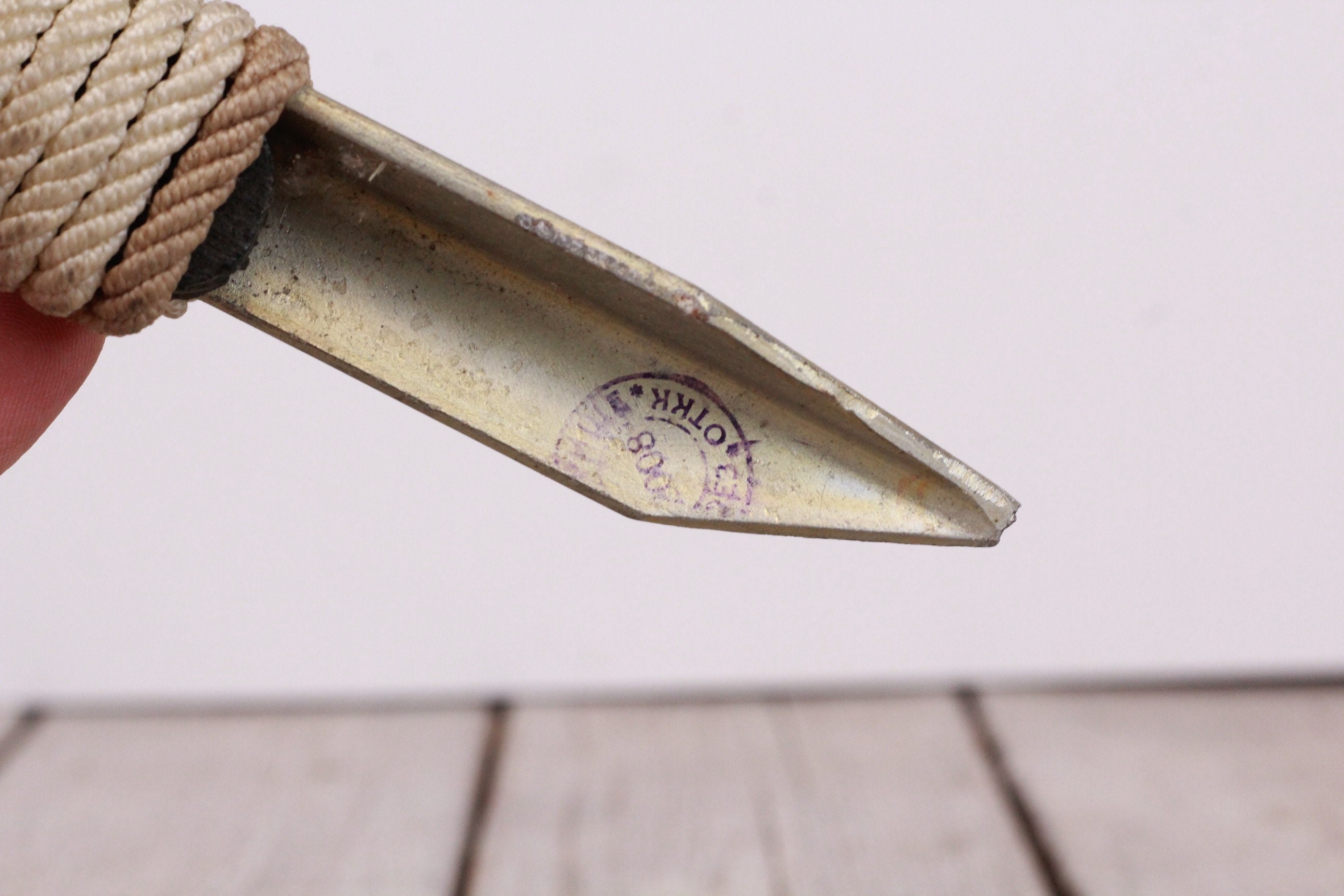 Vintage Military Tent Spike With Rope Collectible Etsy UK