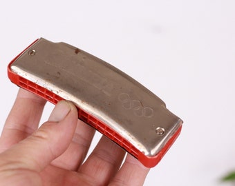Vintage German Harmonica, Olympia, Musical Mouth Instrument, Made in DDR, Blues Instrument