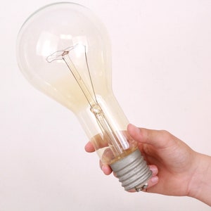 Vintage Industrial Big Bulb Lamp 800W 240 Volts Working