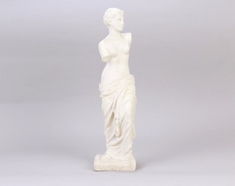 手作りアラバスター製ミロのヴィーナス像 - ギリシャの女神彫刻 (23.62
