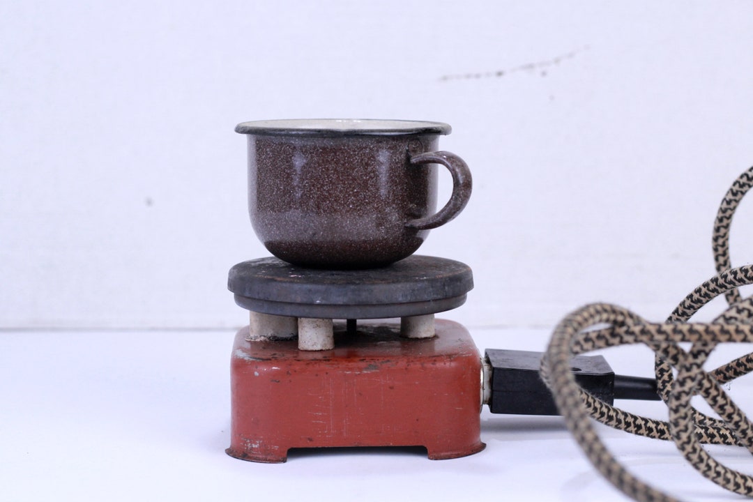 Vintage Electric Hot Plate, Stove From 60s, Small Hot Plate, Portable