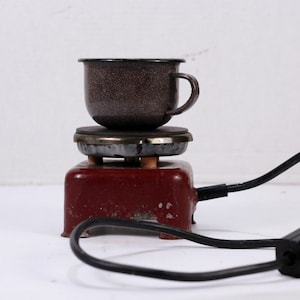 Vintage Tragbare elektrische Kochplatte - 90er Jahre Küchen Dekor - 220 Volt