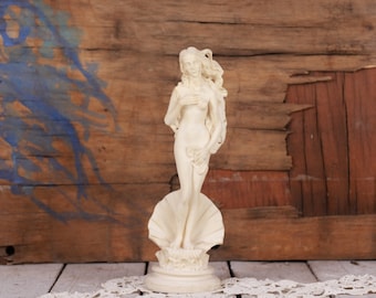 Vintage The Birth of Venus, Botticelli Venus, Renaissance Classic Sculpture, Small Figure, Venus Goddess, Aphrodite Figurine