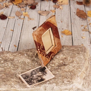 Vintage Handmade Tabletop Picture Frame