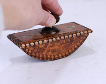 Wooden Rocking Ink Blotter, Buffer Ink Blotter, Paper Ink Blotter, Fountain Pen Ink Buffer