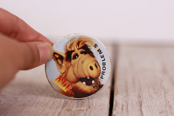 Vintage Alf Badge Alf 80s TV Show Funny TV Cult C… - image 1