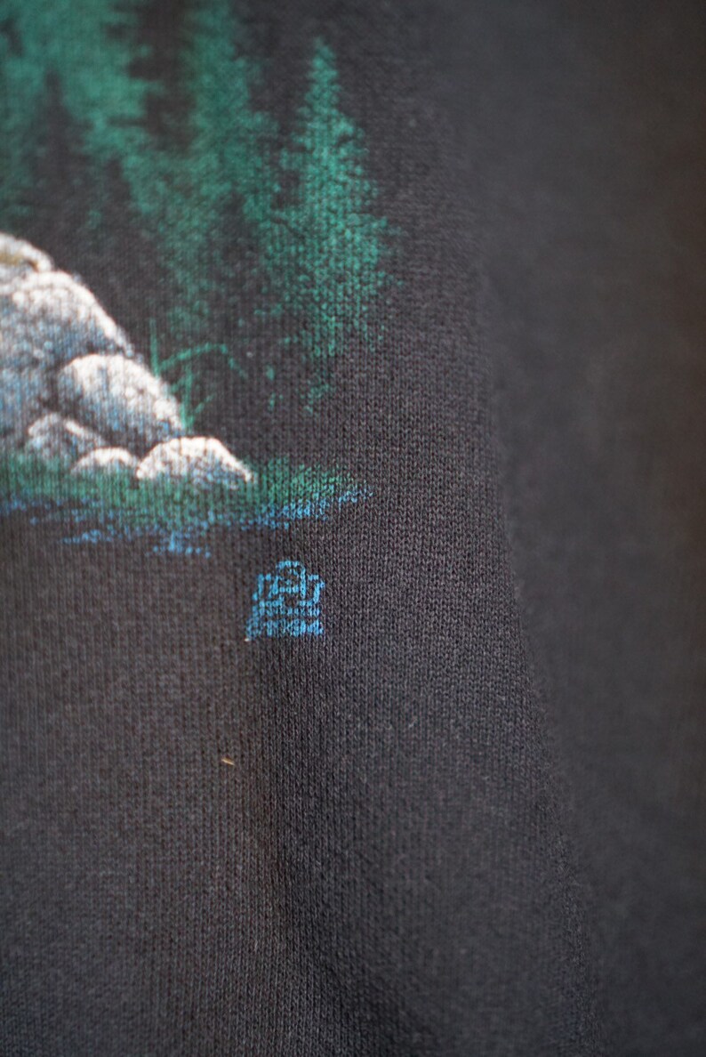 90/'s Tultex Wolves Sweatshirt XL