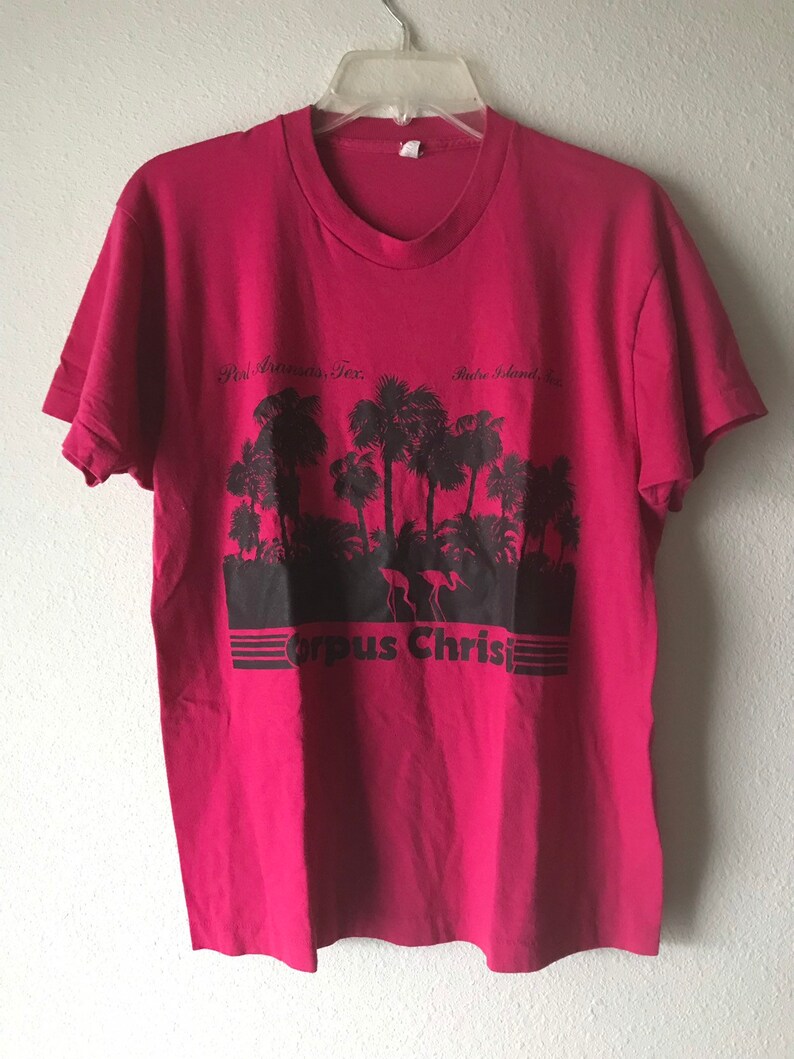 80/'s Screen Stars Corpus Christi T Shirt