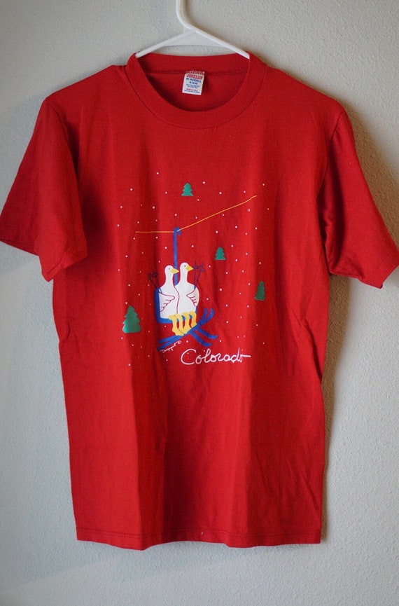 80's Colorado T Shirt Skiing - image 1