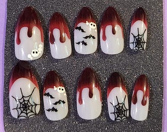 Halloween Press-on nails complete kit!