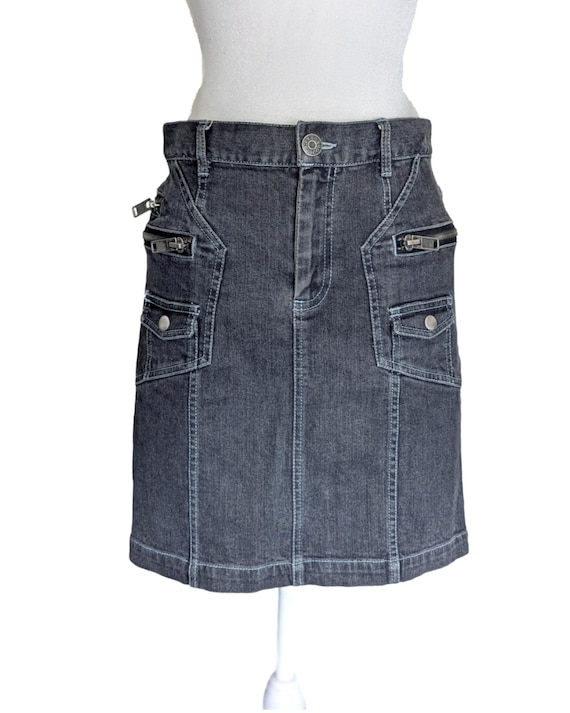 ASO Gilmore Girls Rory Gilmore rare vintage designer denim skirt size 4