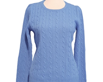 ASO Gilmore Girls Rory Cable Knit Sweater, Season 5, Episode 9, Blue Sweater Top