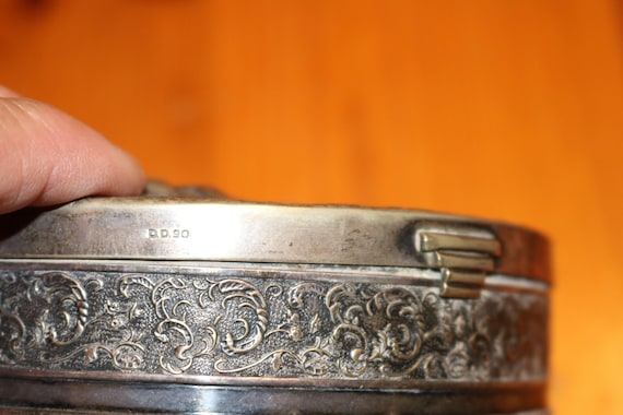 Vintage Dutch Zilpla 90 Silver Plated Relief Box Dutch Village Scenes Hinged Lid View 5