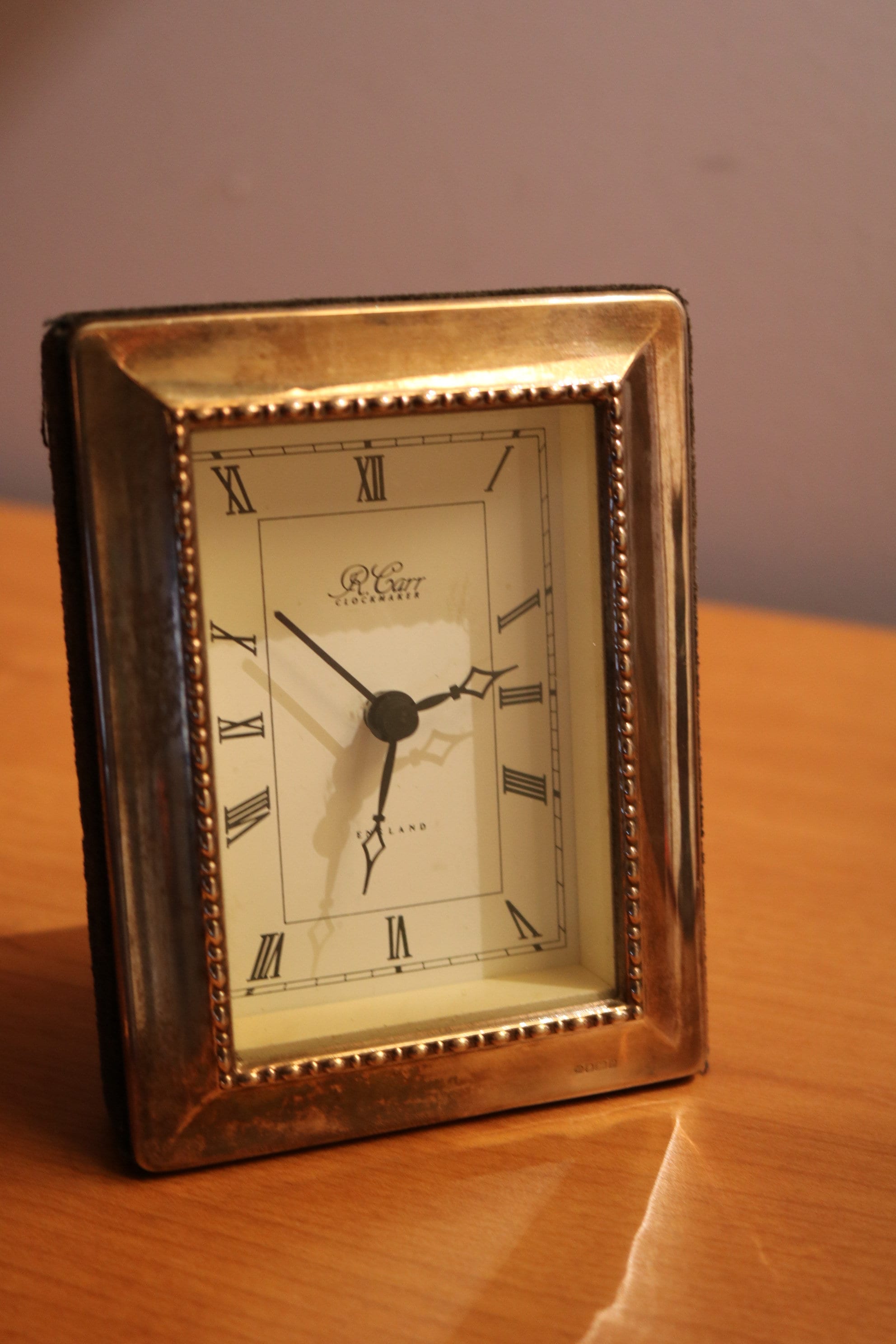 R. Carr Sterling Silver Clock - Etsy
