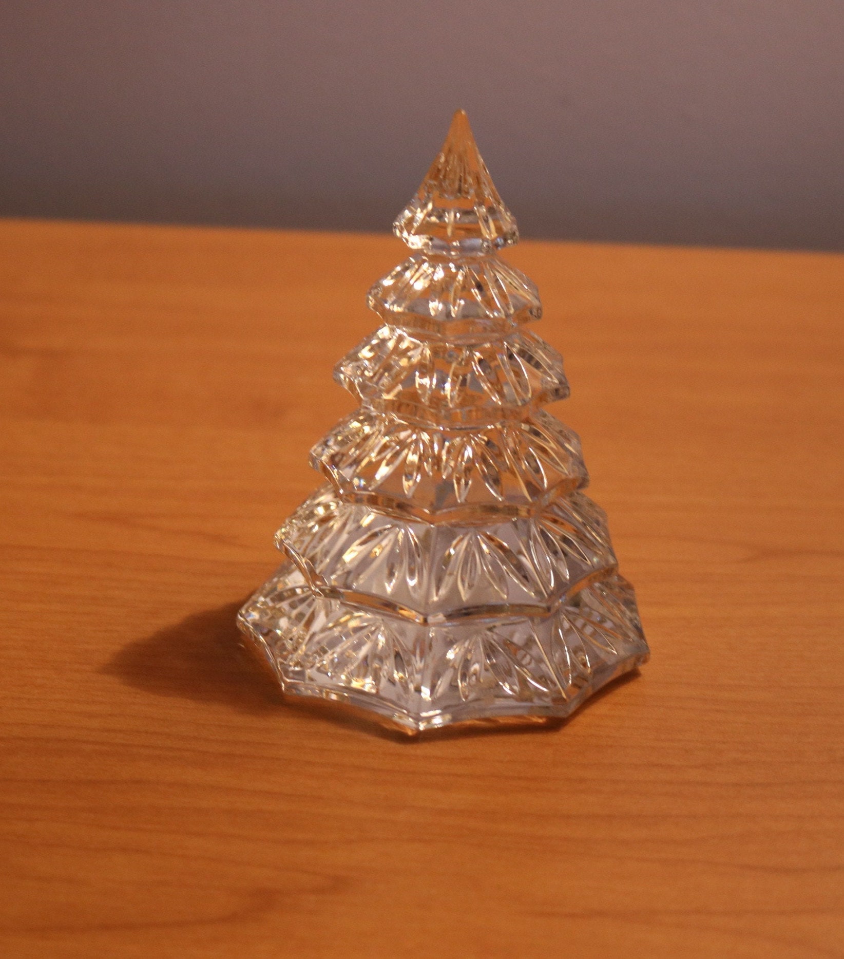 Waterford Crystal Christmas Tree Excellent Vintage Condition 