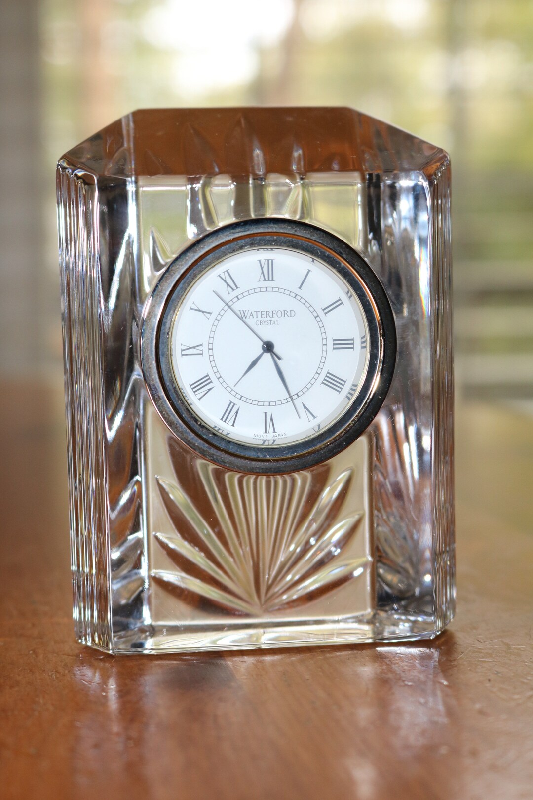 Waterford Crystal Mantel Clock Colonnade by Waterford Ireland Etsy