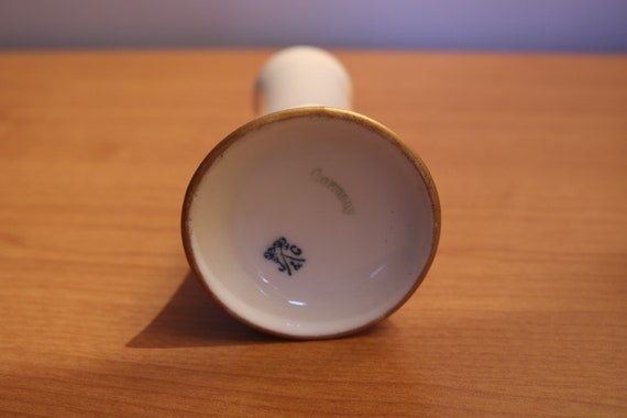 Vintage Bavarian Porcelain Hatpin Holder - image 4