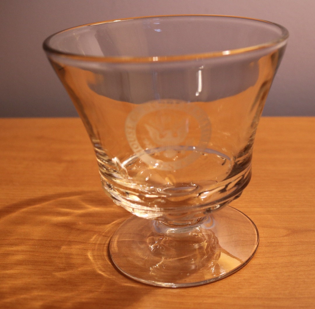 Vintage USA House of Representatives Compote Glass Dish - Dish From USA ...