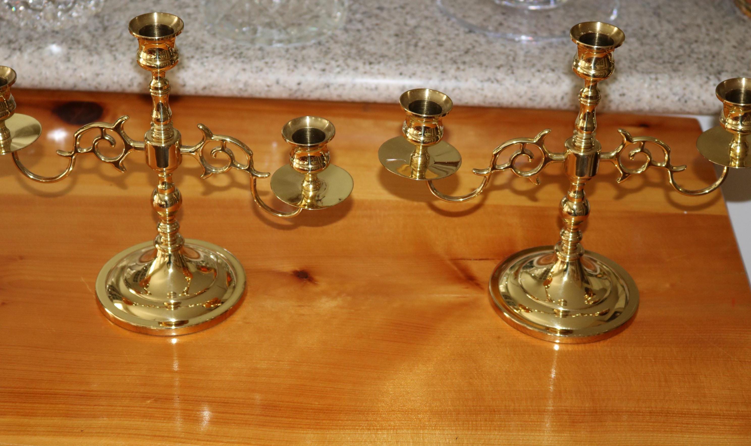 Baldwin Brass Two Arm Candelabra