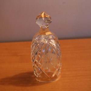 Vintage Waterford Crystal Christmas Bell, 1988, Holly Bell Wreath