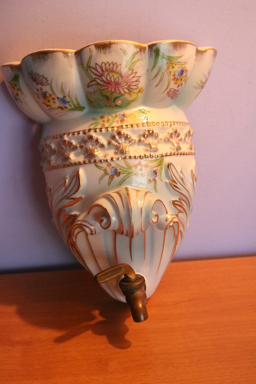 BETSON Hand Painted Indoor Water Fountain or Planter Etsy