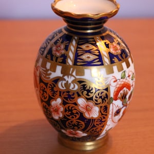 Antique Royal Crown Derby Vase - Etsy
