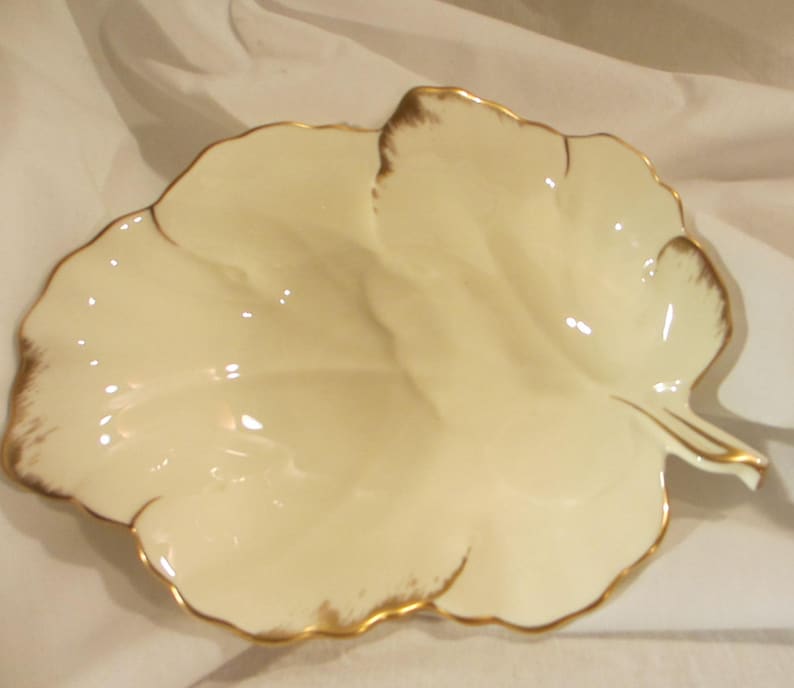 Vintage Ivory Bone China Candy/nut Dish Mikasa 24 Karat Design Etsy