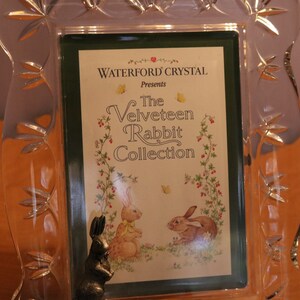 Waterford Crystal Velveteen Rabbit Picture Frame - Etsy