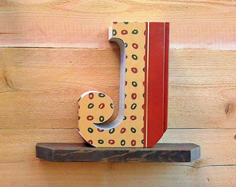 BOOK LETTERS (J), #353 ....Ready Made Book, Cut Letter Books, Book Letters, Book Art, Initial Books, Book Initials, Readers Digest Letters,