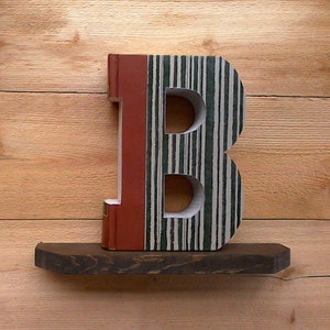 BOOK LETTER (B), # 207 ...Ready Made Letter, Readers Digest Condensed Book, letter book, Initial Book, Cut letter book, Unique gift, Wedding