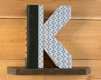 BOOK LETTER (K), #314 .... Ready Made Letter, Letter Books,Cut Book Letters, Book Letters, Book Shelf Decor, Readers Digest Books, K