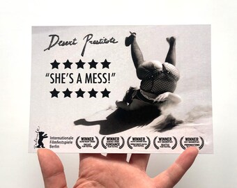 DESERT PROSTITUTE Movie Poster 15x20 – Lustiger Avantgarde Film Kunstdruck