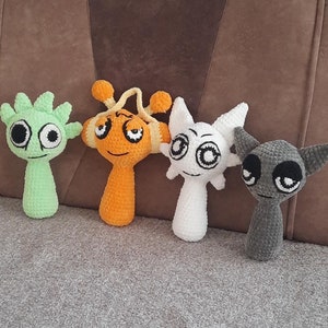 Sprunki Plushie: op Wenda geïnspireerde knuffelpop, muziekspelspeelgoed