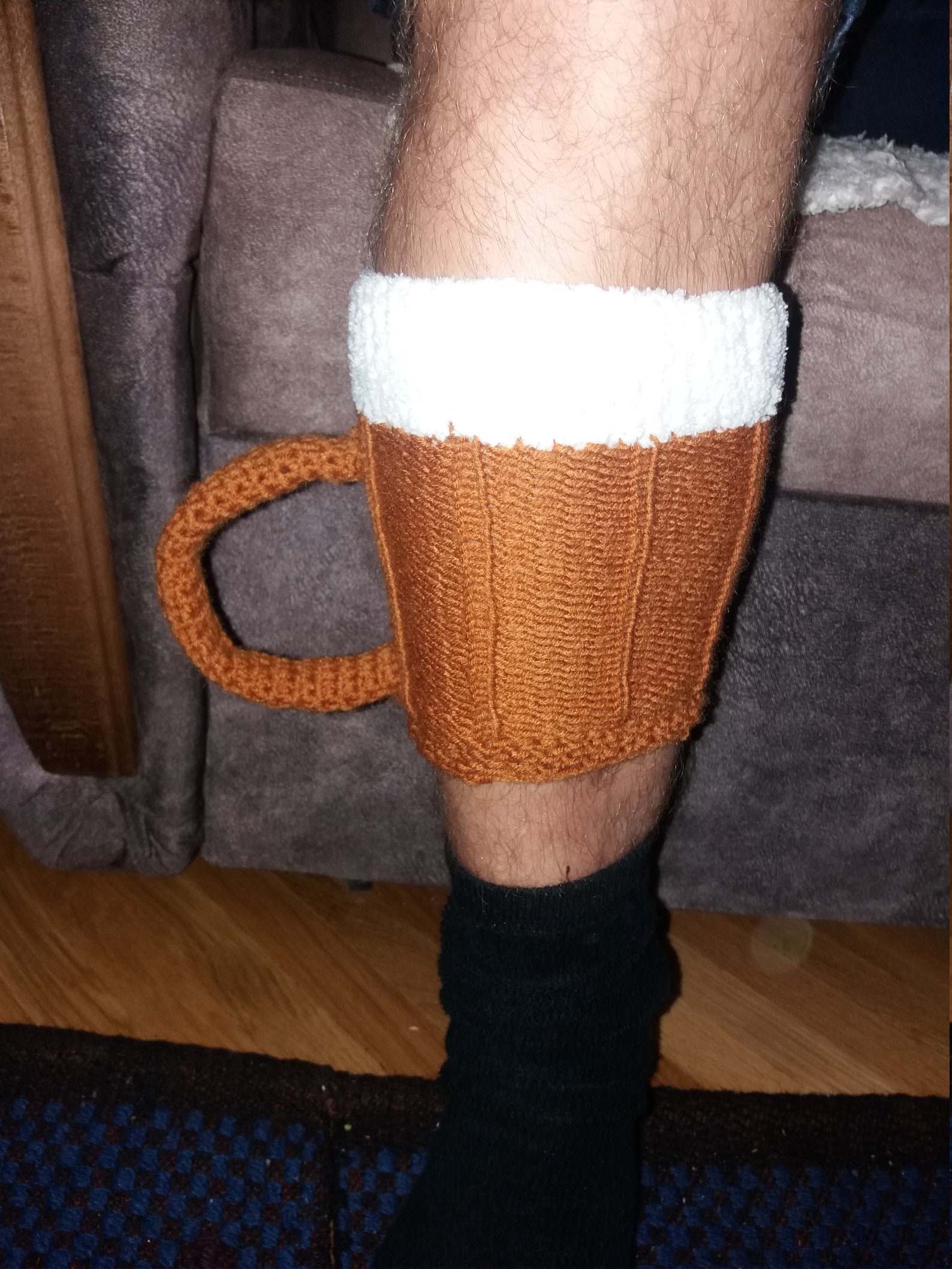 Beer Mug Leg Warmers St Patrick's Day Father's Day Etsy