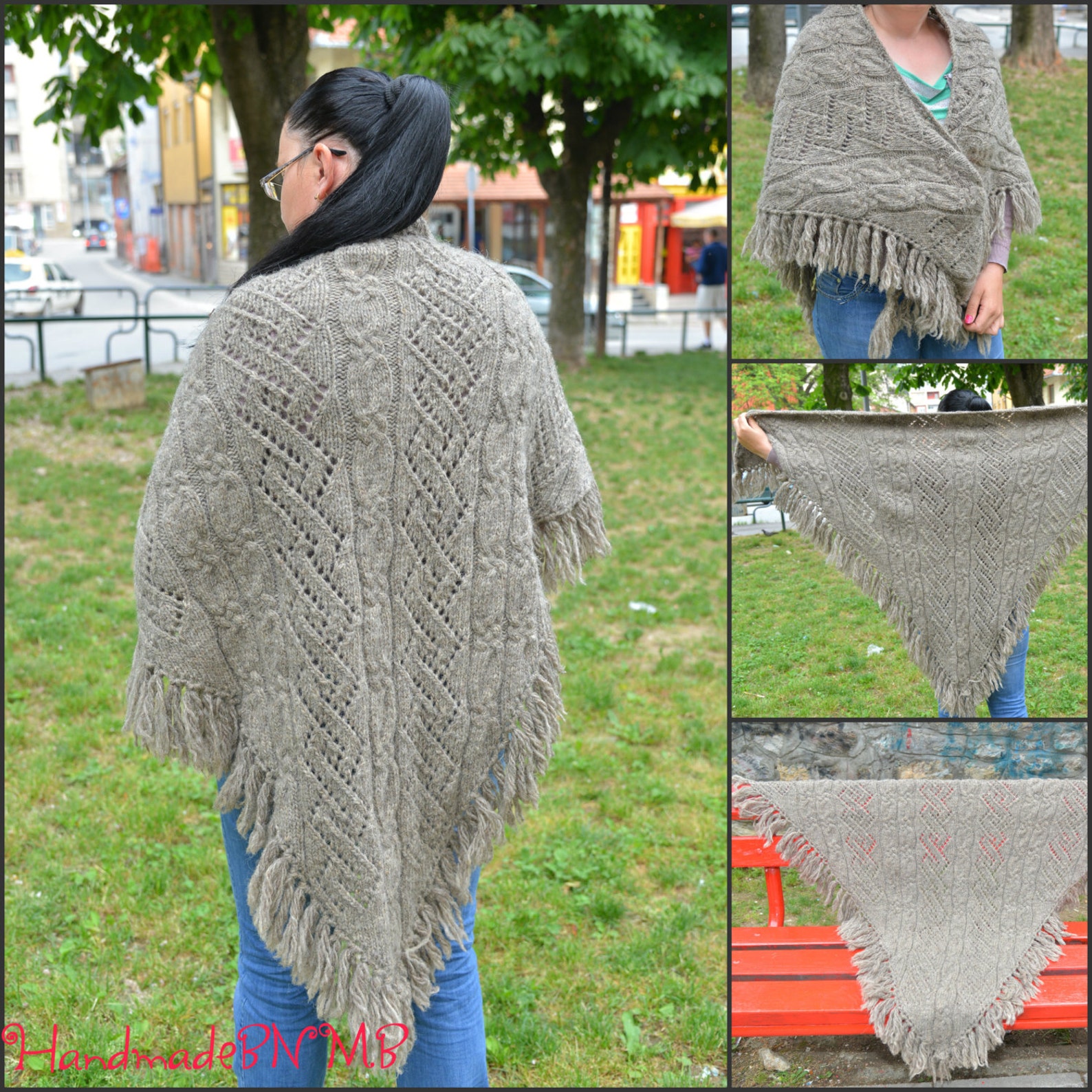 womens knit shawl