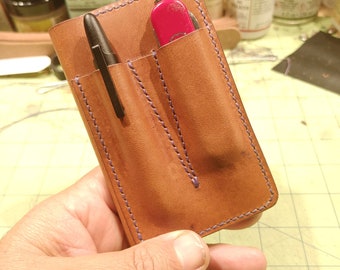 Leather EDC pocket carry