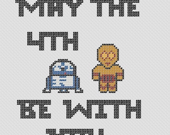 May the 4th Cross Stitch Pattern