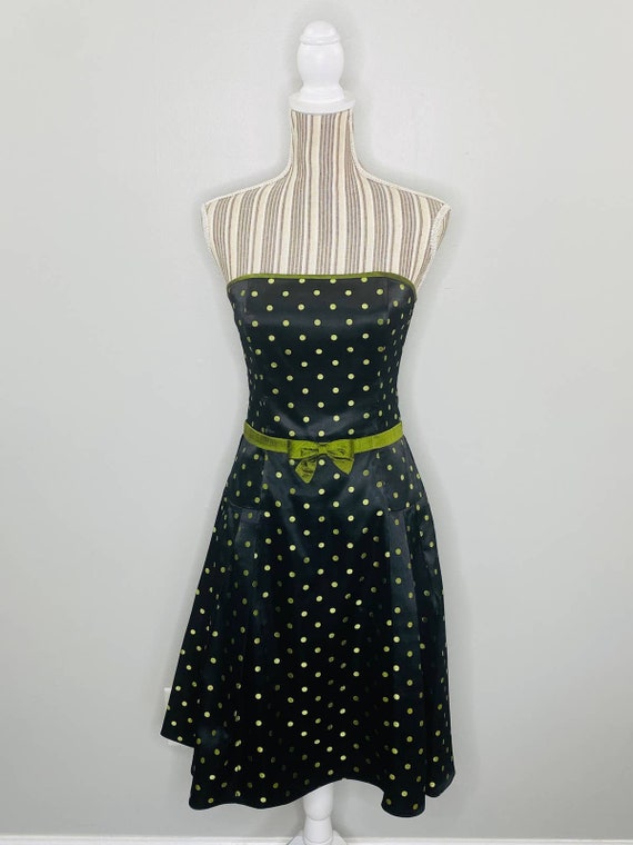 Polka Dots & Puff Sleeves Scott McClintock Party Dress