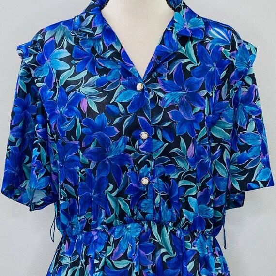 Vintage California Looks Shirt Dress Pockets Wome… - image 8