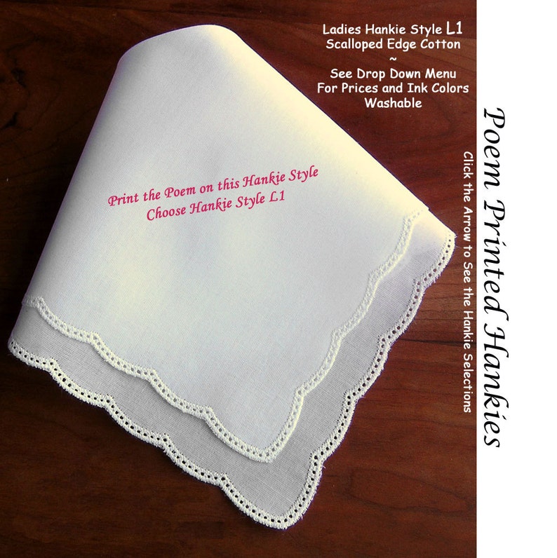 Gift for the Bride Hankie From Her Father 0607 Sign & Date Etsy Gift for the Bride Hankie From Her Father 0607 Sign & Date Etsy